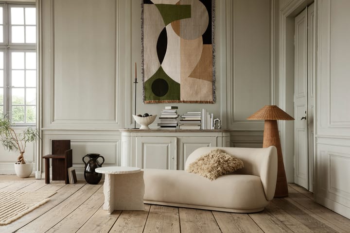 Rico divan højre, Brushed offwhite Ferm Living
