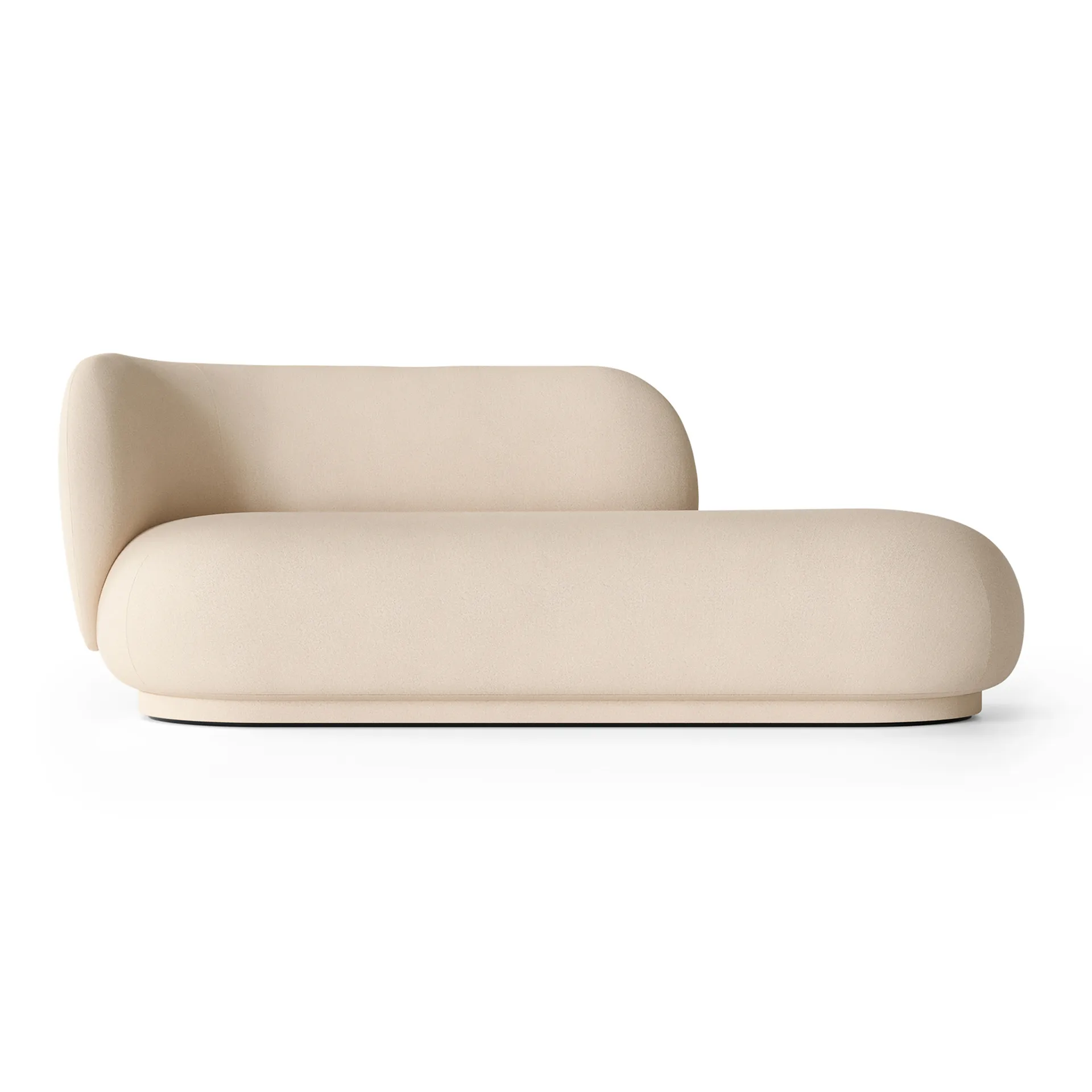 Rico divan venstre, Brushed offwhite Ferm Living