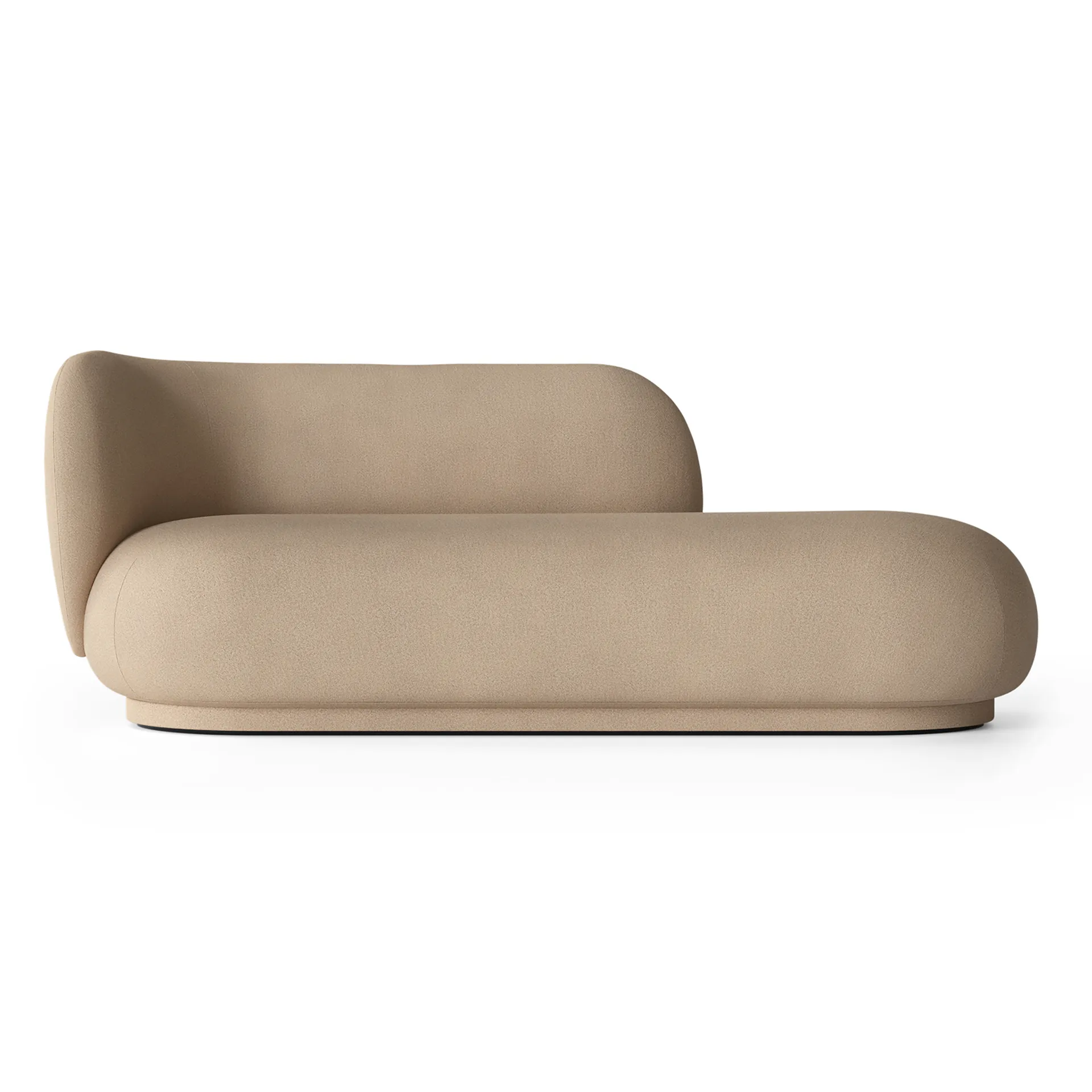 Rico divan venstre, Brushed sand Ferm Living