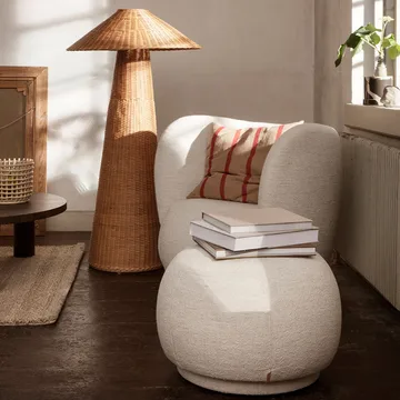Rico lounge chair lænestol - brown, brushed - Ferm Living