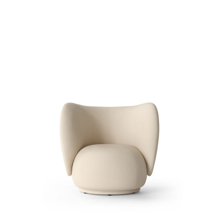 Rico lounge chair lænestol - offwhite, brushed - Ferm LIVING