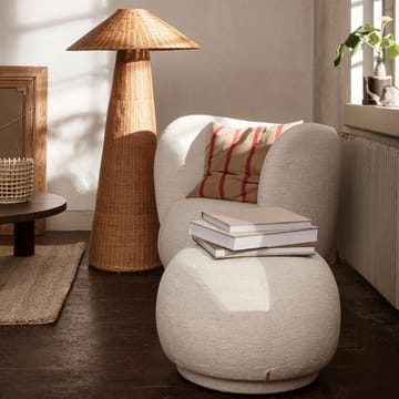 Rico lounge chair lænestol - warm grey, brushed - ferm LIVING