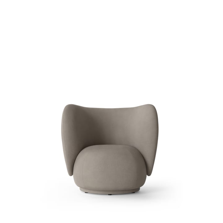 Rico lounge chair lænestol - warm grey, brushed - Ferm LIVING