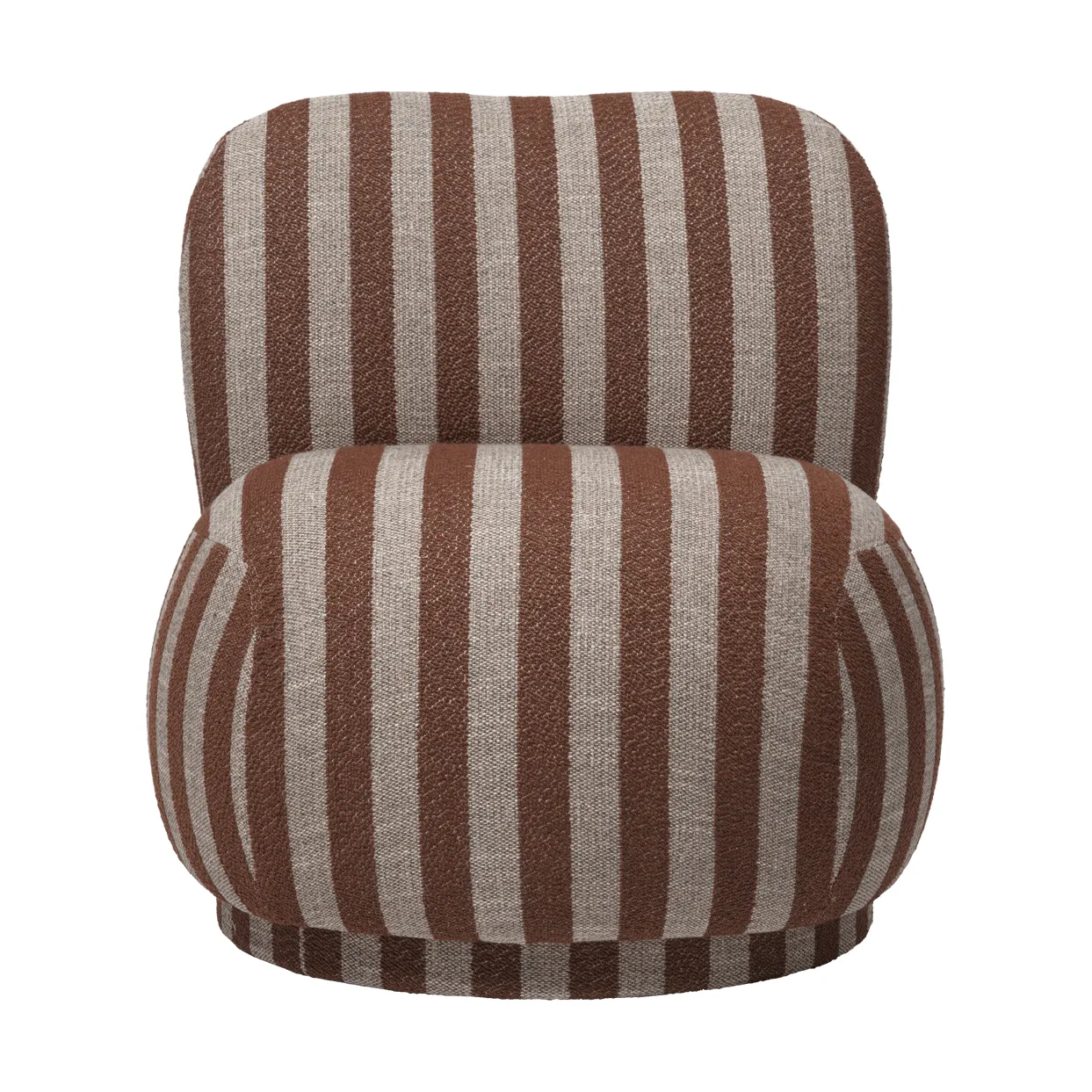 Rico lounge chair piccolo lænestol, Louisiana, Sand-chocolate Ferm Living