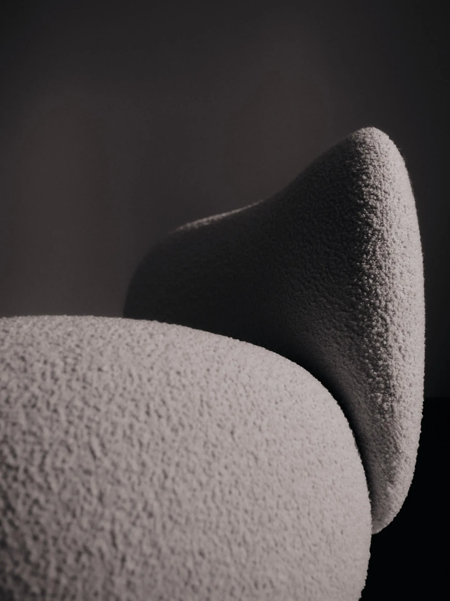 Rico lounge chair piccolo lænestol, Nordic Bouclé-Off-white Ferm Living