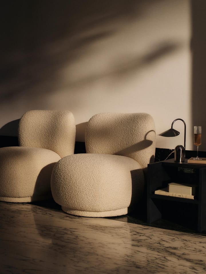 Rico lounge chair piccolo lænestol, Nordic Bouclé-Off-white Ferm Living