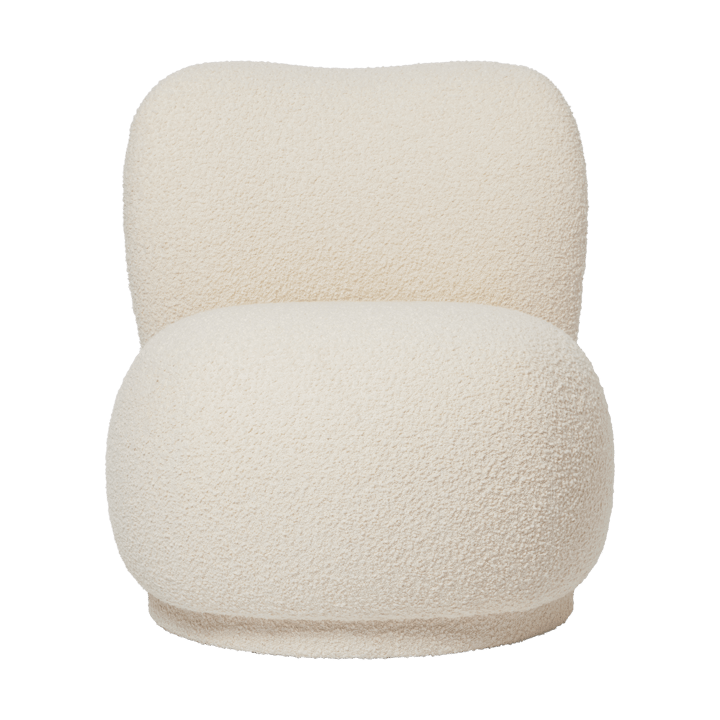 Rico lounge chair piccolo lænestol swivel - Nordic Bouclé-Off-white - Ferm Living