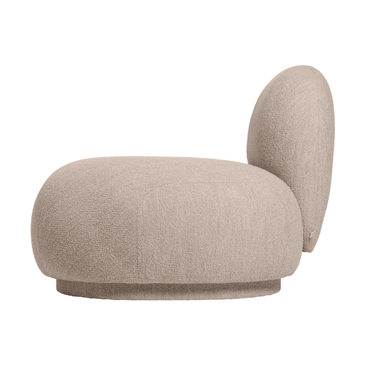 Rico open sofamodul R, Soft bouclé-natural Ferm Living