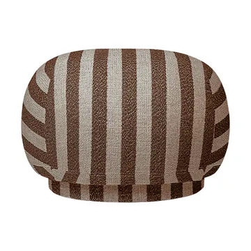 Rico pouf puf - Louisiana, Sand-chocolate - Ferm Living
