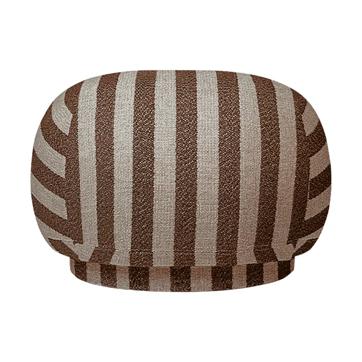 Rico pouf puf - Louisiana, Sand-chocolate - Ferm Living