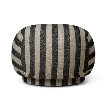 Rico pouf puf - Louisiana Sand/Black - Ferm Living