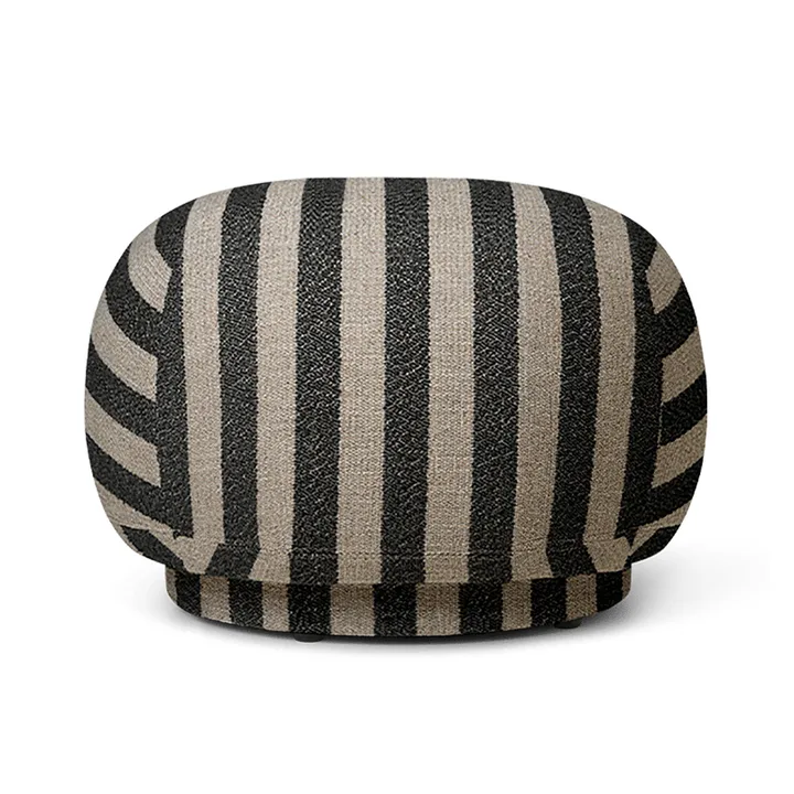 Rico pouf puf - Louisiana Sand/Black - Ferm Living