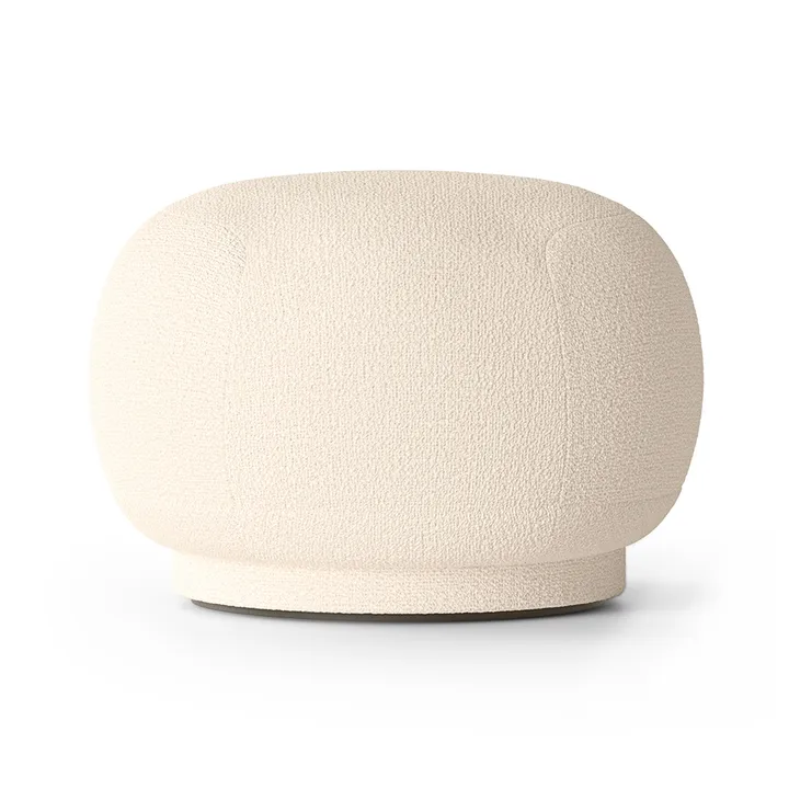 Rico pouf puf - Wool bouclé offwhite - Ferm Living