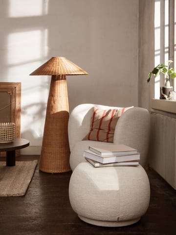 Rico pouf siddepuf - Bouclé offwhite - ferm LIVING