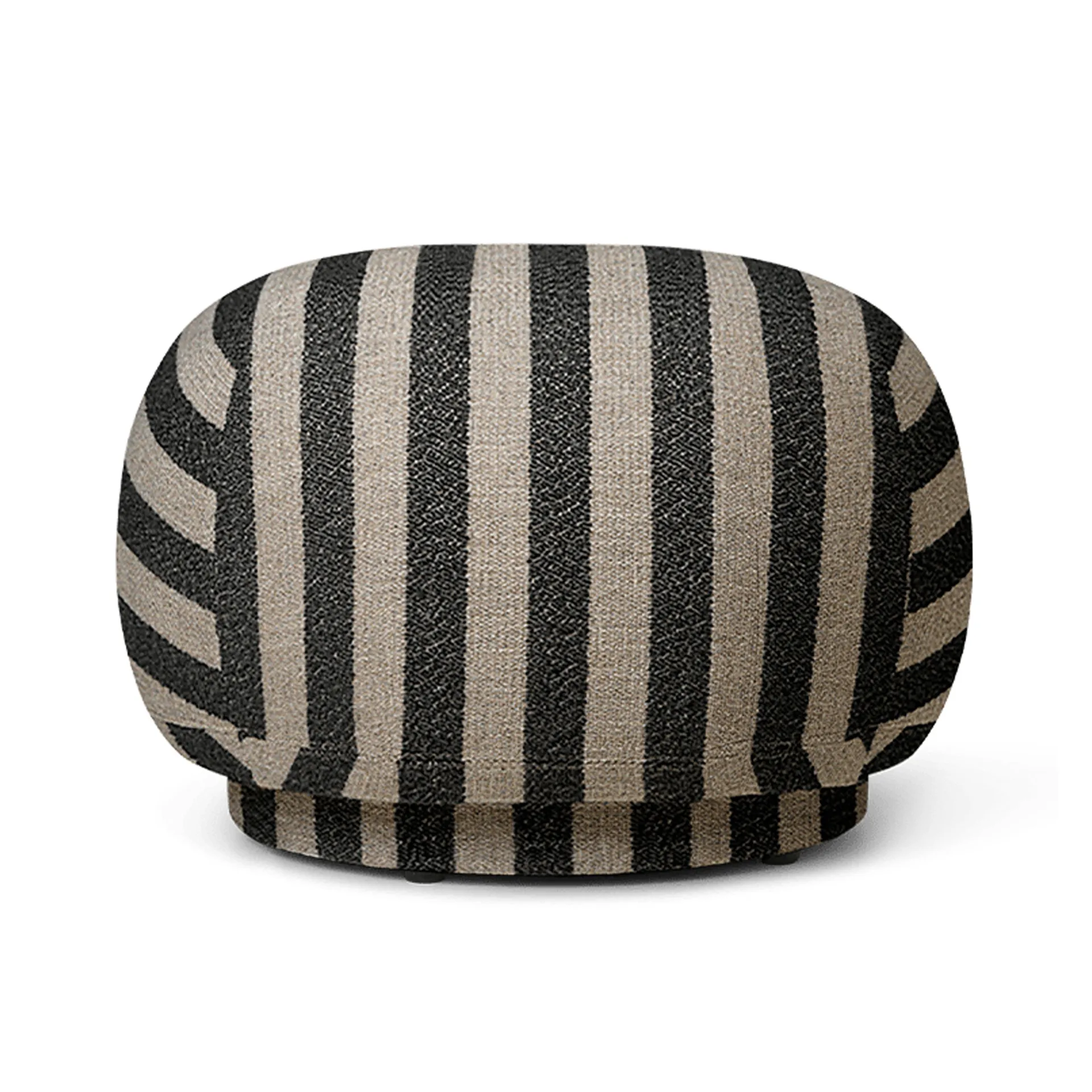 Rico pouf siddepuf, Louisiana Sand/Black Ferm Living