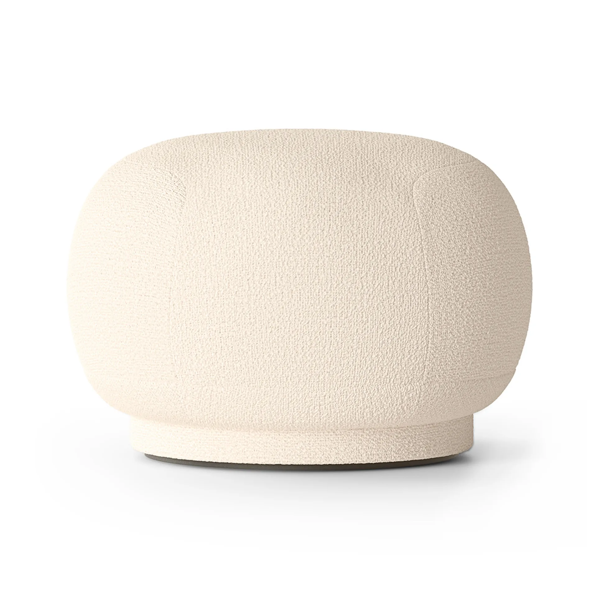 Rico pouf siddepuf, Wool bouclé offwhite Ferm Living