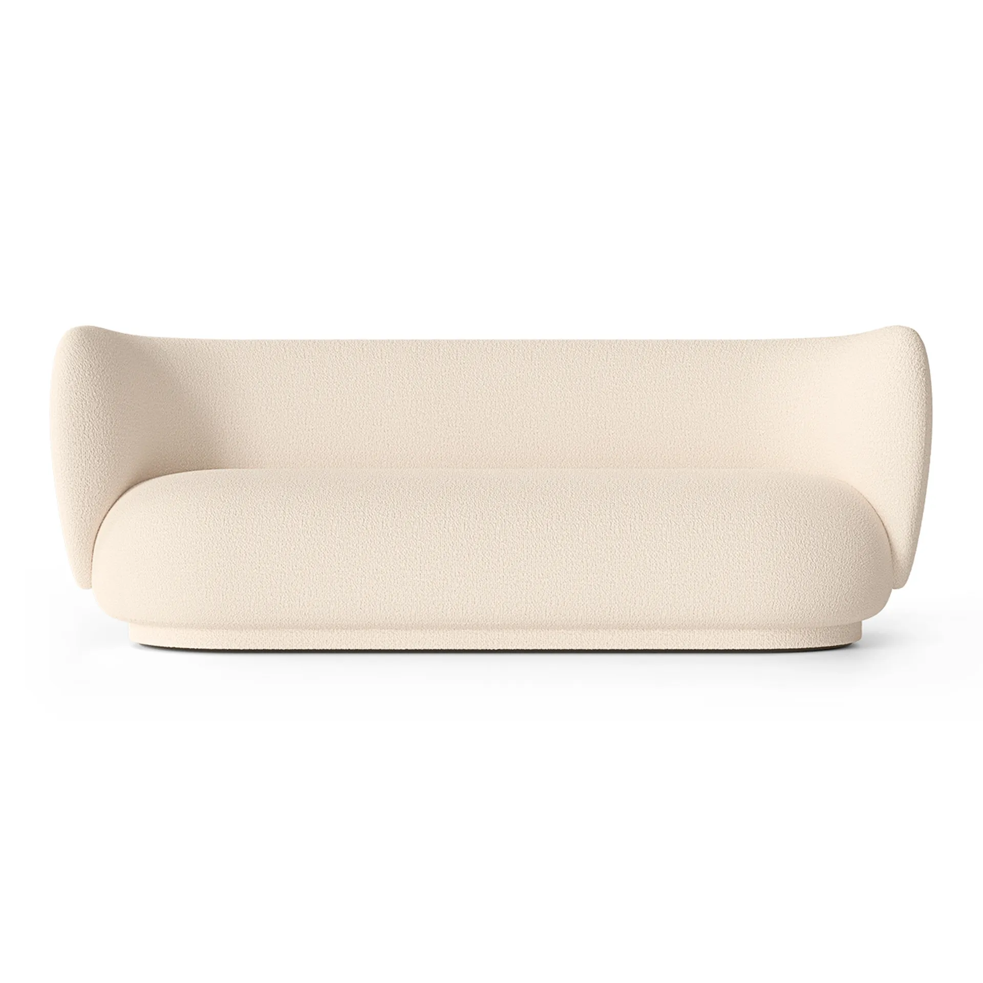 Rico sofa bouclé 3 personer, Wool bouclé offwhite Ferm Living