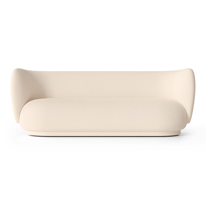 Rico sofa bouclé 3 personer - Wool bouclé offwhite - Ferm Living