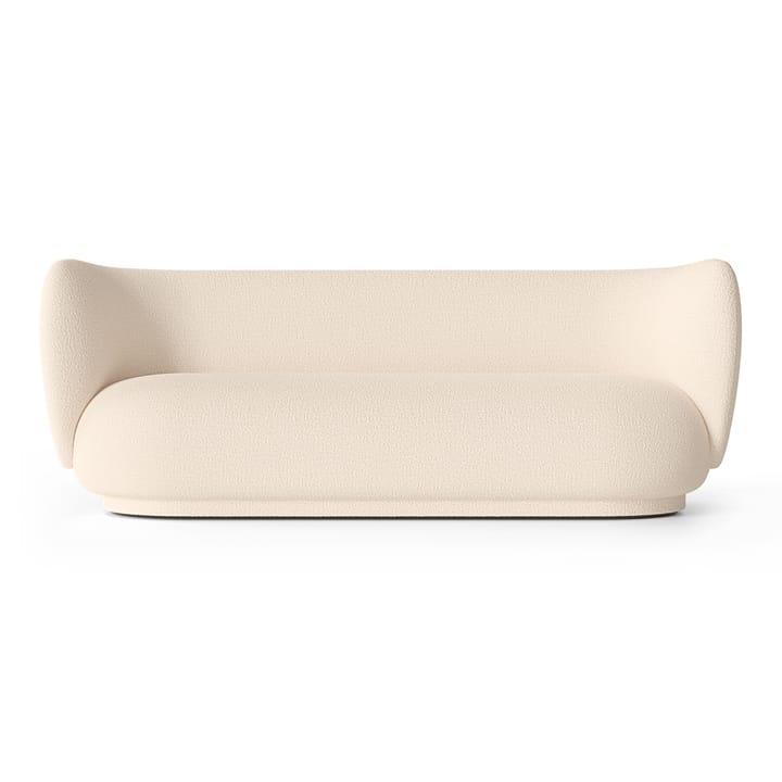 Rico sofa bouclé 3 personer - Wool bouclé offwhite - ferm LIVING