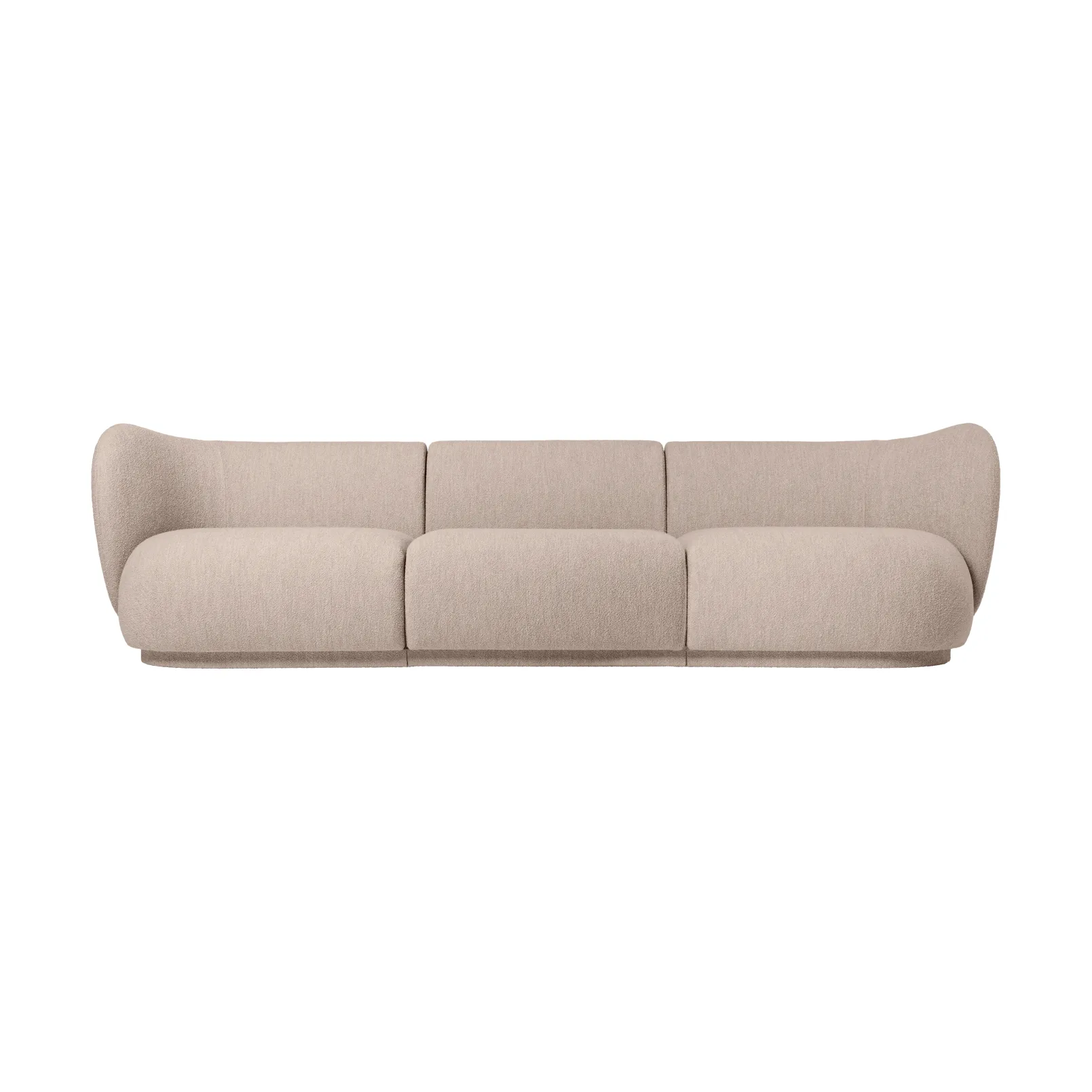 Rico sofamodul armrest L Soft Bouclé, Natural Ferm Living