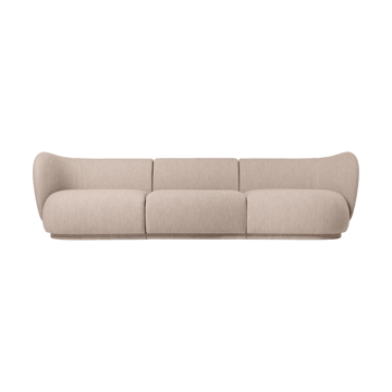 Rico sofamodul armrest L Soft Bouclé - Natural - Ferm Living