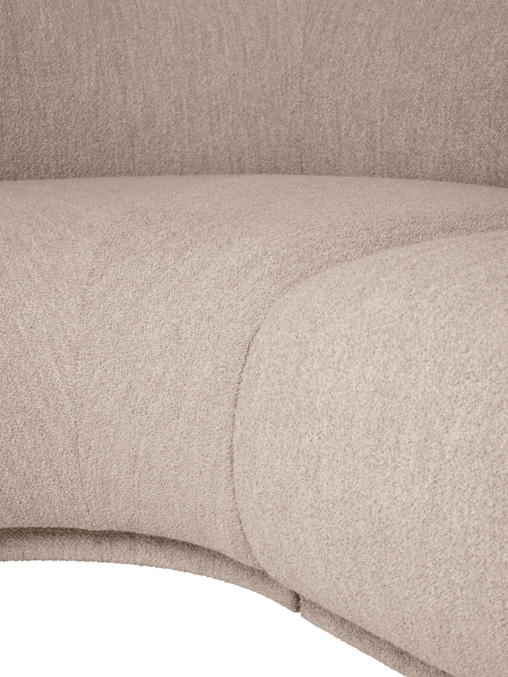 Rico sofamodul armrest L Soft Bouclé, Natural Ferm Living