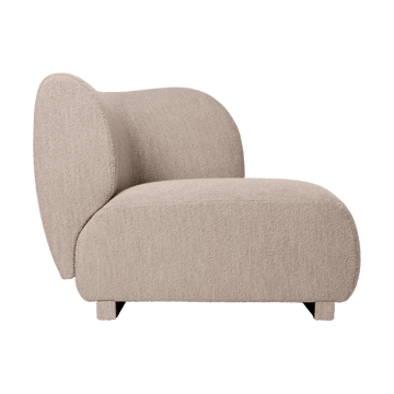Rico sofamodul armrest R Soft Bouclé - Natural - Ferm Living