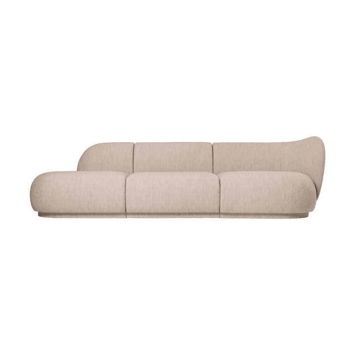 Rico sofamodul armrest R Soft Bouclé, Natural Ferm Living