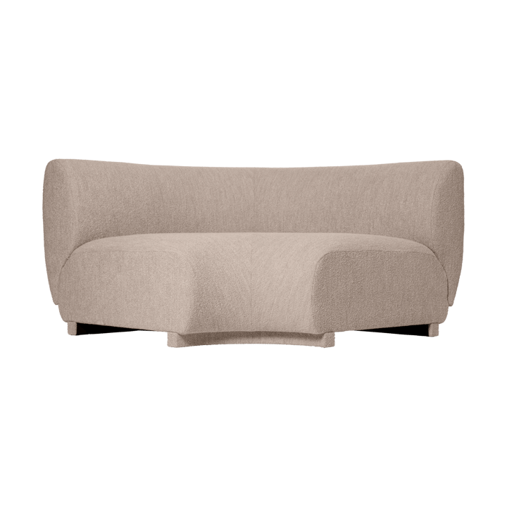 Rico sofamodul corner 90 Soft Bouclé - Natural - Ferm Living
