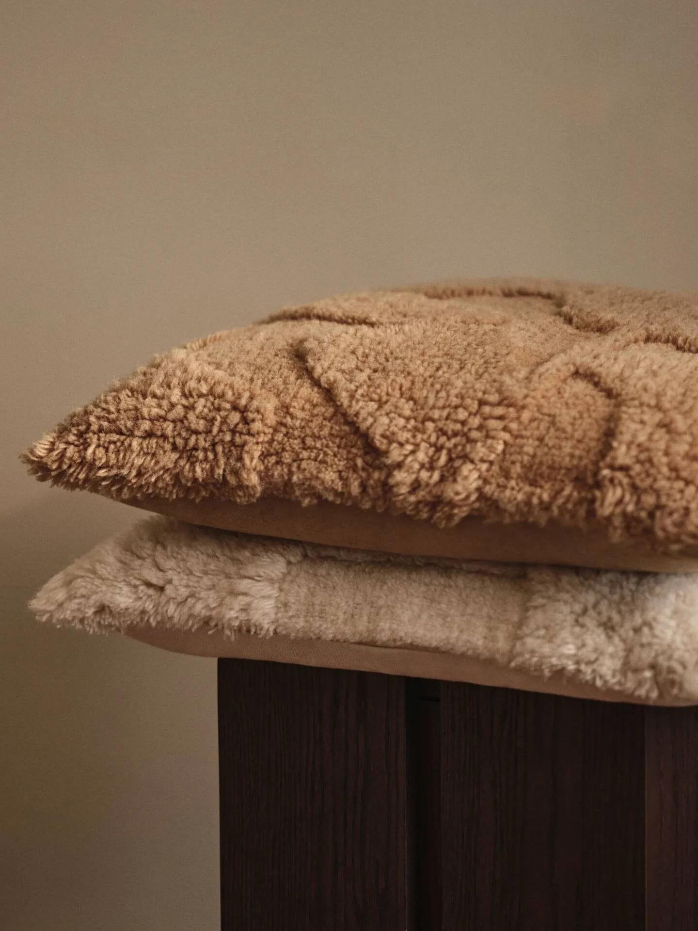 Rime tufted pude, Off-white, 50x50 cm Ferm Living
