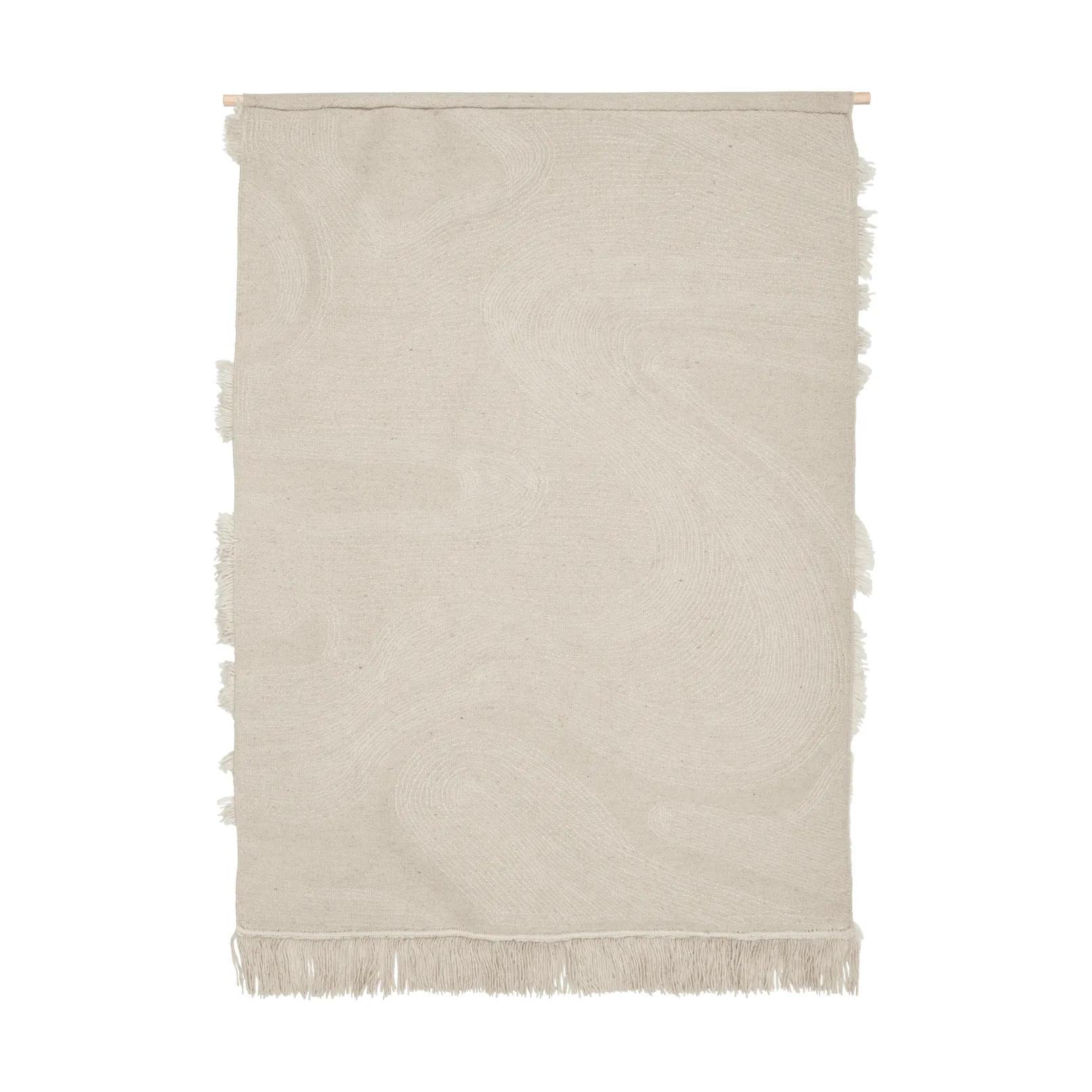 Rime vægtæppe, Off-white, 110x145 cm Ferm Living