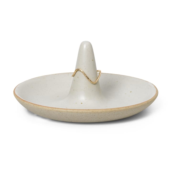 Ring Cone ringholder - Offwhite speckle - ferm LIVING