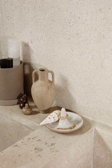Ring Cone ringholder - Offwhite speckle - Ferm Living