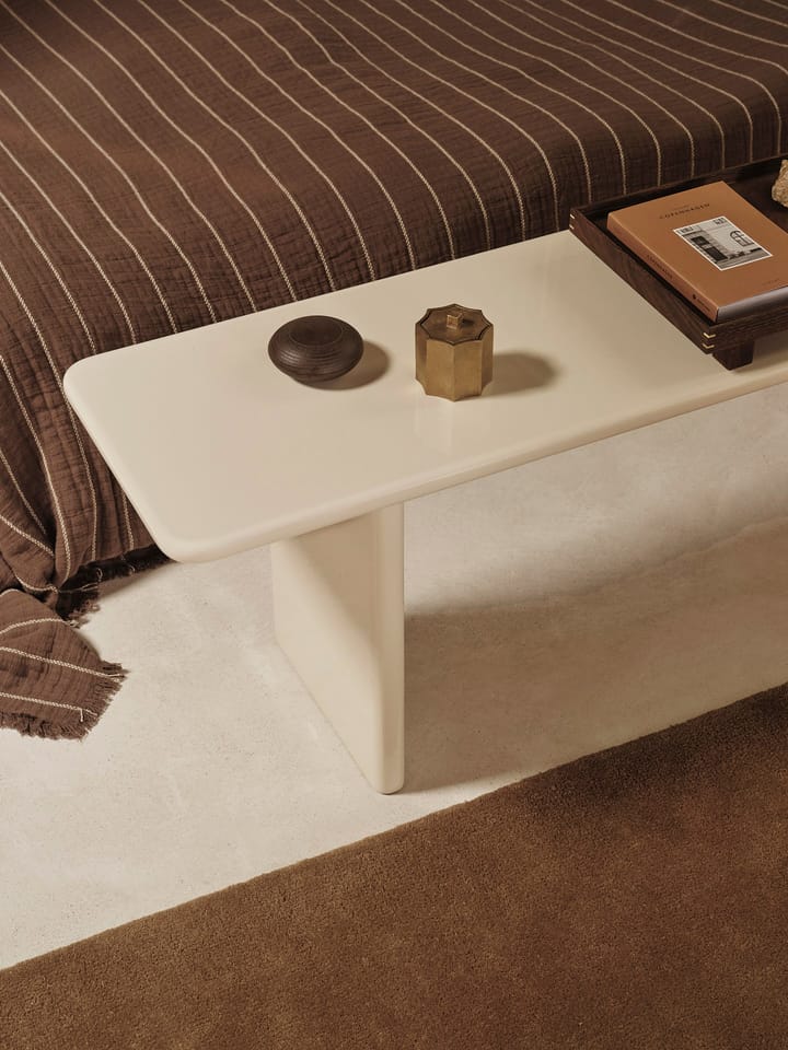 Rink bænk 140 cm, Eggshell Ferm Living