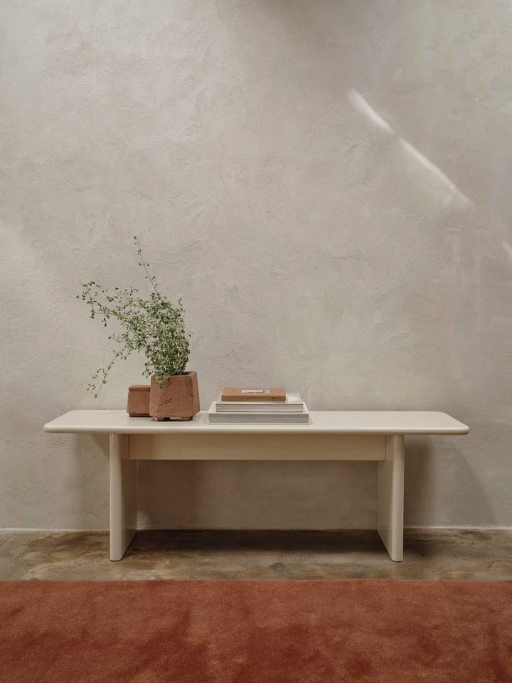 Rink bænk 140 cm, Eggshell Ferm Living