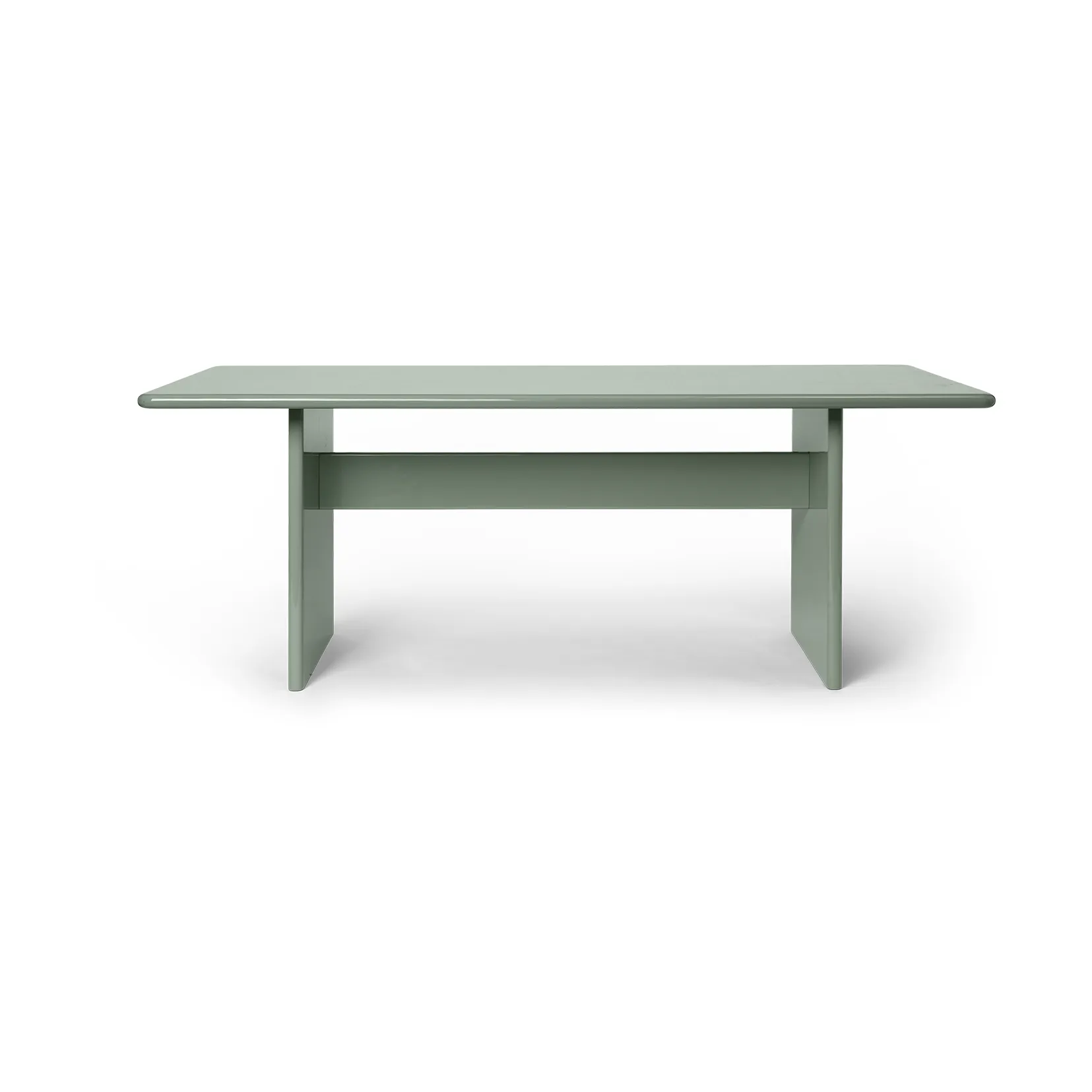 Rink spisebord large 200x90x74 cm, Tea green Ferm Living