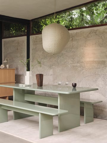 Rink spisebord large 200x90x74 cm - Tea green - Ferm Living