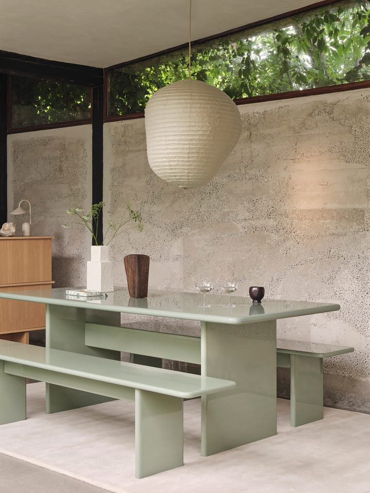 Rink spisebord large 200x90x74 cm, Tea green Ferm Living