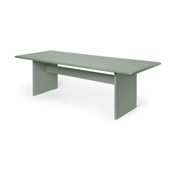 Rink spisebord large 240x90x74 cm - Tea green - Ferm Living