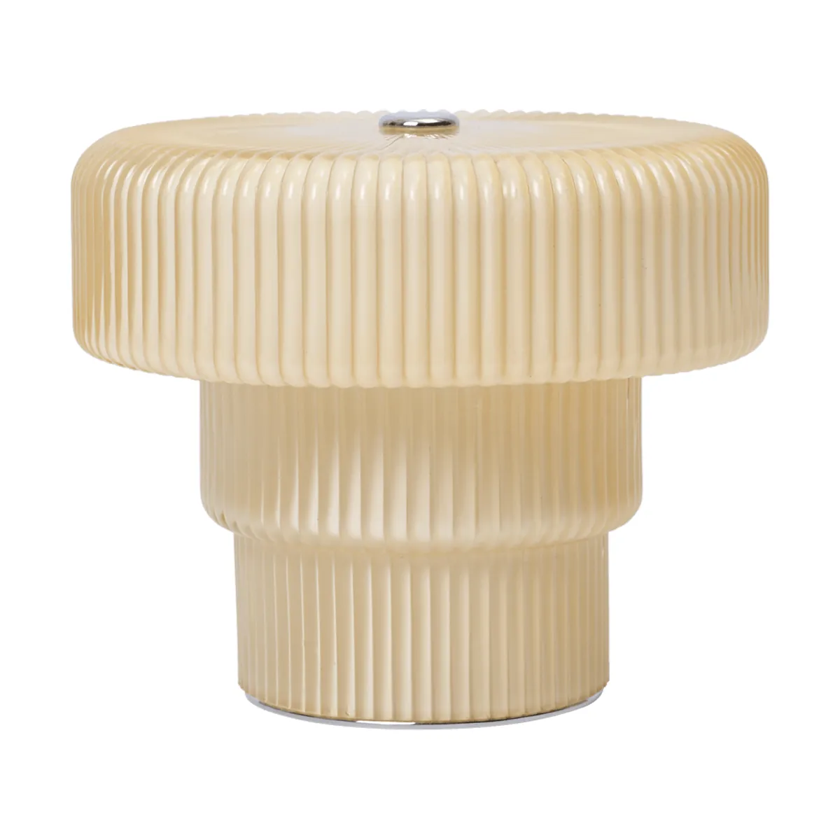 Ferm Living Ripple bærbar bordlampe Oat (beige), 10 cm