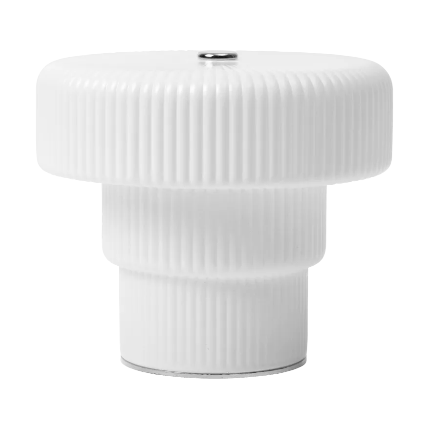 Ripple bærbar bordlampe, White (hvid), 10 cm Ferm Living
