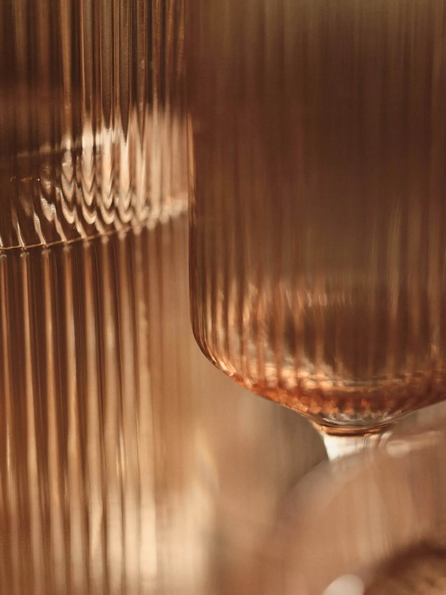 Ripple Champagne flutes champagneglas 15 cl 2-pak, Blush Ferm Living