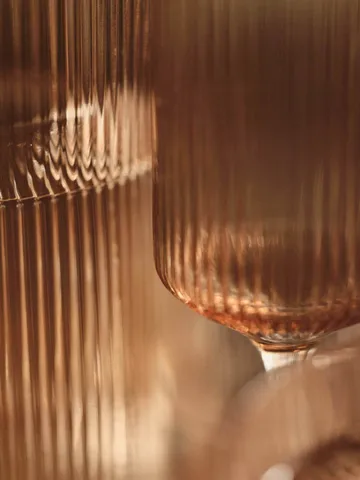 Ripple Champagne flutes champagneglas 15 cl 2-pak - Blush - Ferm Living