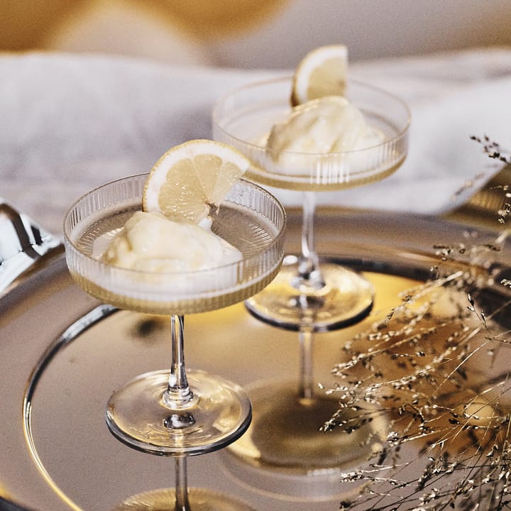 Ripple champagneglas 2-pak, klar Ferm Living