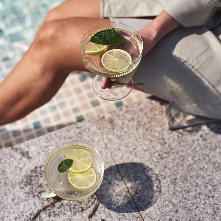 Ripple champagneglas 2-pak, klar Ferm Living