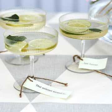 Ripple champagneglas 2-pak - klar - ferm LIVING
