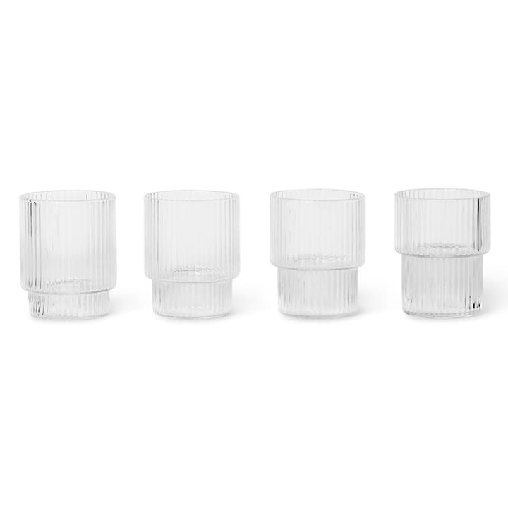 Ripple espressoglas 6 cl 4-pak - Klar - Ferm LIVING