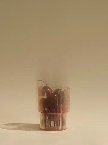 Ripple glas 4 stk - Blush - Ferm Living