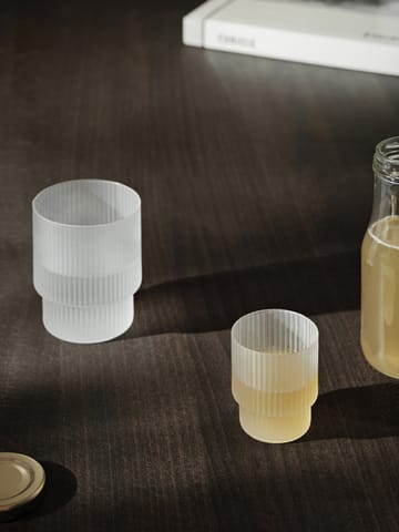 Ripple glas small 6 cl 4-pak - Frosted - Ferm Living