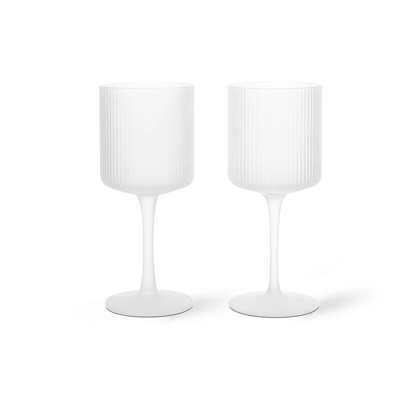 Ripple hvidvinsglas 26 cl 2-pak, Frosted Ferm Living